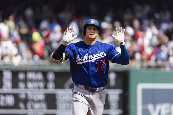 오타니가 시즌 첫 홈런을 기록했다. 사진= EPA= 연합뉴스 제공