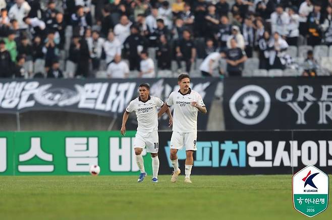 [서울=뉴시스] 프로축구 K리그2 성남FC의 빌레로. (사진=한국프로축구연맹 제공) 2026.04.04. photo@newsis.com *재판매 및 DB 금지