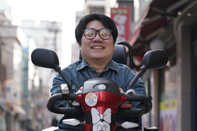 ▲배우 김유남 씨ⓒ프레시안(박상혁)