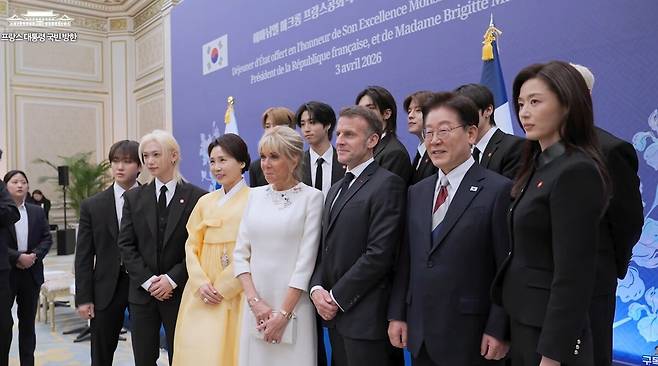 전지현이 청와대로 향했다. 유튜브 채널 '이재명' 영상 캡처