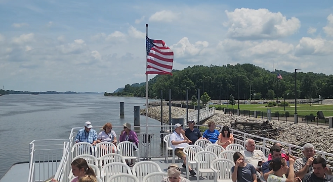 미시시피강 유람선 마크 트웨인호 모습. ⓒ최하경