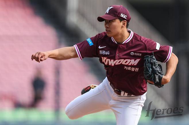 ▲ 키움 히어로즈 김성진. ⓒ 키움 히어로즈
