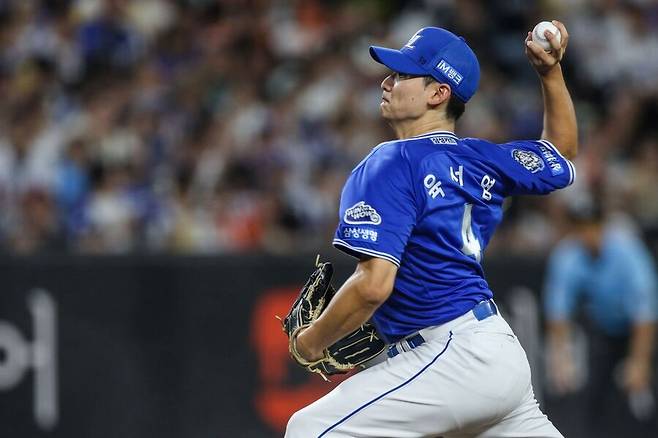 ▲ 당초 4월 상무 입대 예정이었던 육선엽은 마음을 바꿔 1년 더 1군 무대에 도전하기로 결정했다 ⓒ삼성라이온즈