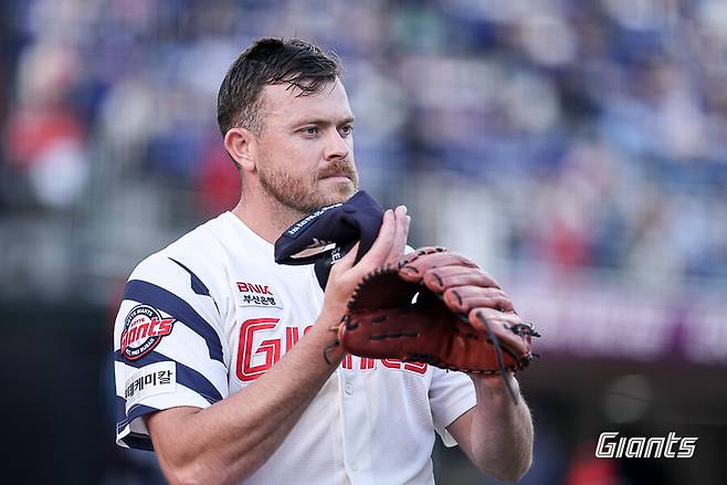 ▲ 제레미 비슬리 ⓒ롯데 자이언츠