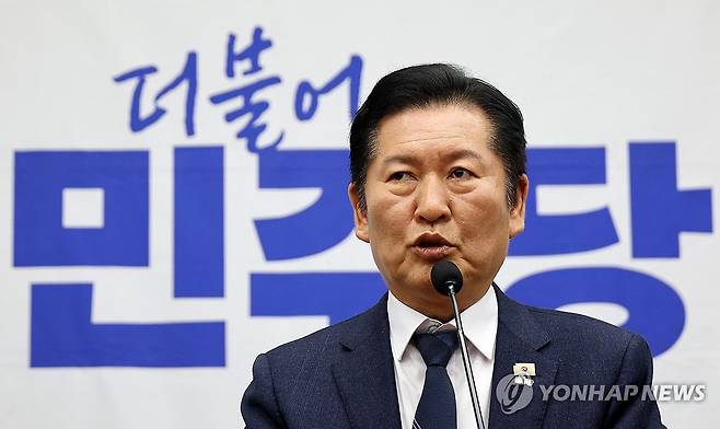 발언하는 정청래 대표 [연합뉴스 자료사진]