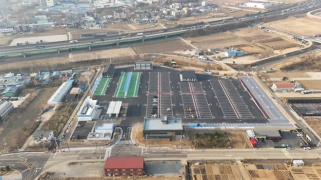 중부권 버스 공영차고지