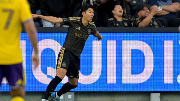 올랜도전에 출전한 손흥민. 연합뉴스