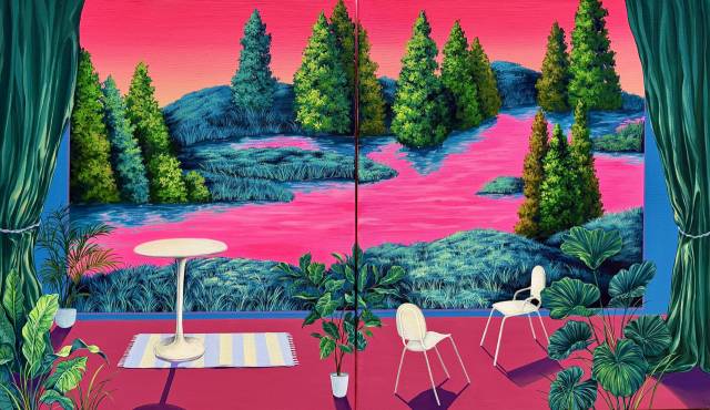 손채은, '허상의 낙원_사유의 공간', 2026. 갤러리 하나 제공