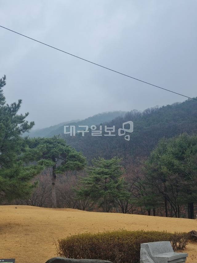 산간지역에서 본 미세먼지(박성윤 기자)
