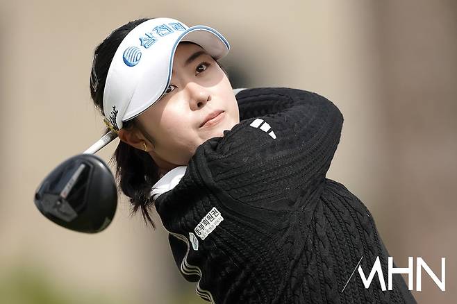 서교림이 5일 열린 KLPGA 투어 더 시에나 오픈 최종 4라운드에서 샷을 하고 있다.