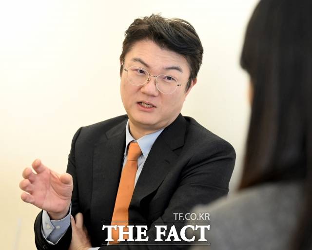 김정철 개혁신당 서울시장 후보는 "서울의 '한강의 기적'을 다시 만들어내겠다"고 선언했다. /이새롬 기자