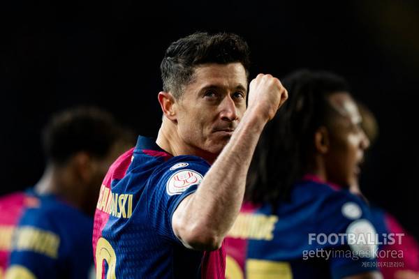 로베르트 레반도프스키(바르셀로나). 게티이미지코리아