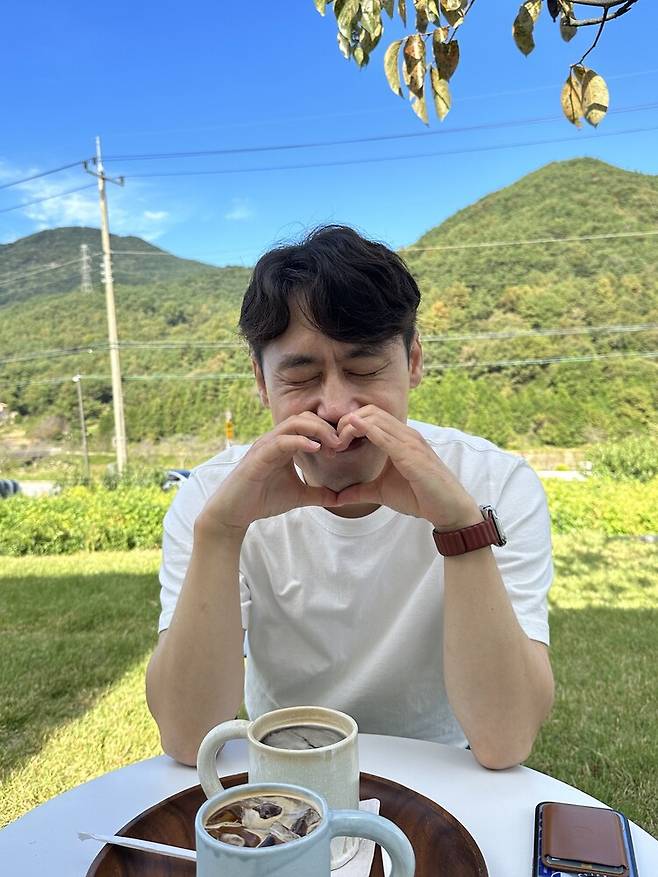 2024년10월 여자친구와 전남 담양에서 김성호씨. 김도희 제공