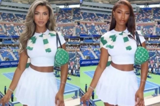 인공지능(AI)을 이용해 타인의 신체 사진에 자신의 얼굴을 합성한 게시물을 올린 유명 인플루언서가 거센 비난을 받고 있다. 오른쪽은 피해자인 콘텐츠 크리에이터 타티아나 엘리자베스. /사진=스레드 갈무리