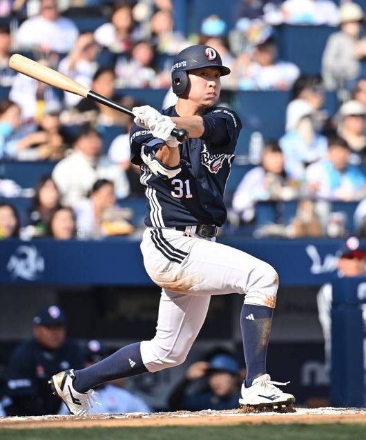 [OSEN=창원, 이석우 기자] 두산 베어스 정수빈 110 2026.03.29 / foto0307@osen.co.kr