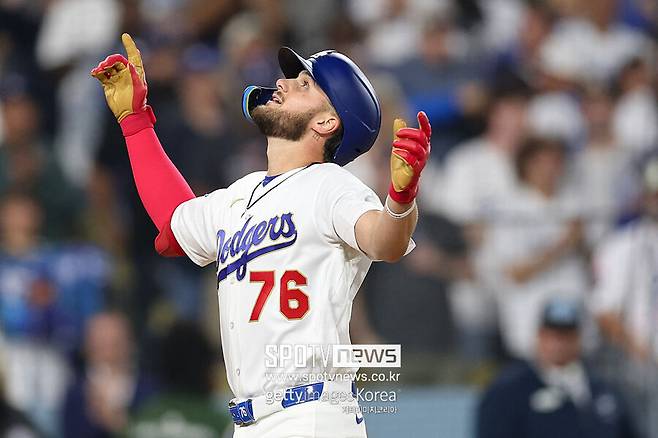 ▲ 김혜성에 앞서 개막 로스터의 선택을 받으며 앞으로 계속된 경쟁 구도를 예고한 알렉스 프리랜드