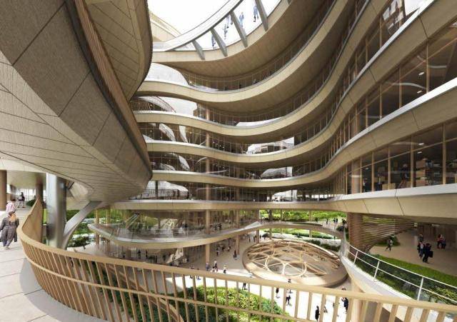 하나드림타운 헤드쿼터 내부 모습 [사진=하나금융그룹]