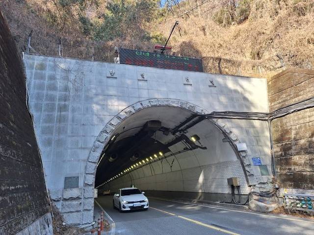 제1만덕터널 전경 모습. 사진/부산시