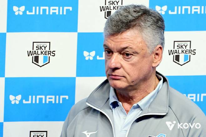 헤난 달 조토 대한항공 감독. 사진=KOVO