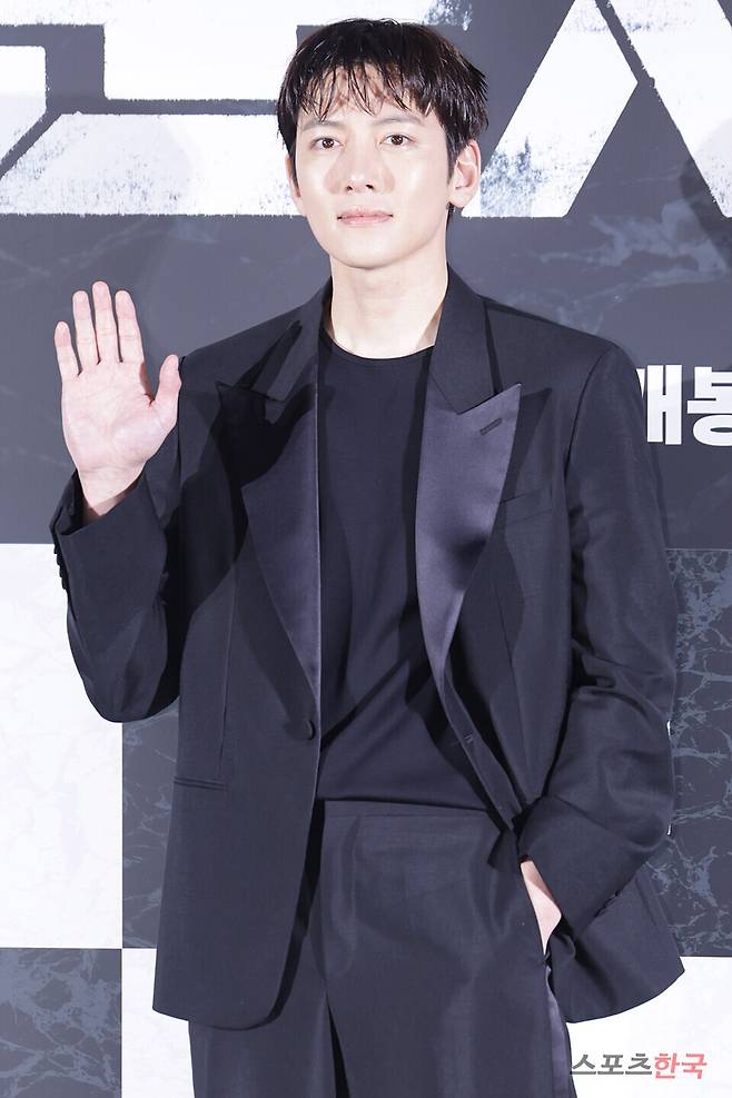 영화 '군체' 제작보고회에 참석한 지창욱. 2026.4.6 ⓒ이혜영 기자 lhy@hankooki.com