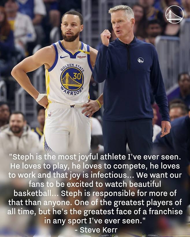 골든스테이트 커리(왼쪽)가 무릎 부상을 털고 코트 위로 복귀한다. 사진=골든스테이트 SNS