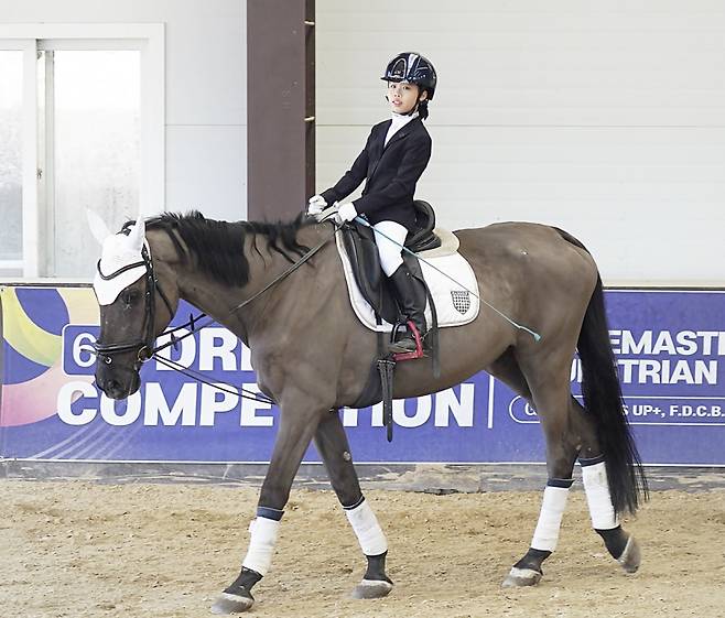 김가온 선수. 홀스마스터즈 승마클럽 제공