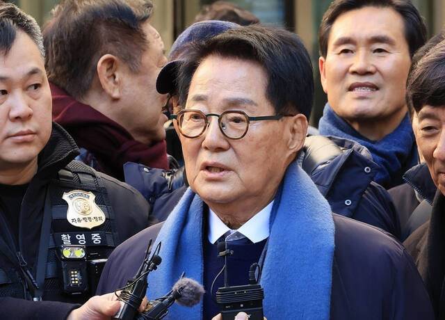 박지원 더불어민주당 의원. 연합뉴스