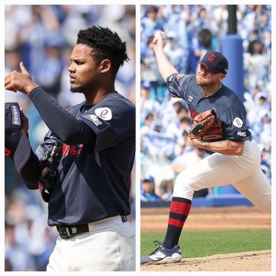 로드리게스(왼쪽)와 비슬리