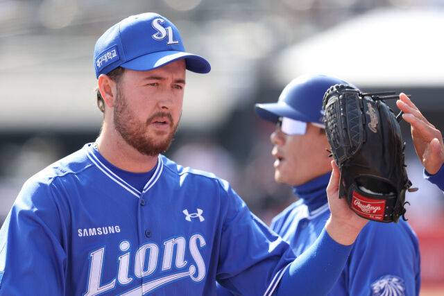 삼성 라이온즈 잭 오러클린./삼성 라이온즈