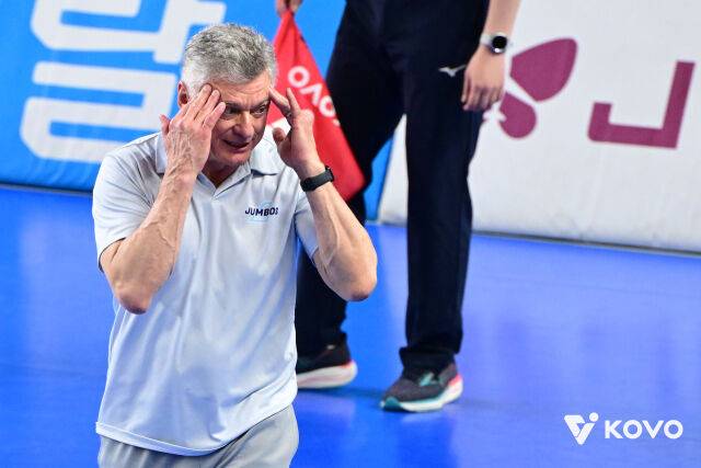 대한항공 헤난 감독./KOVO