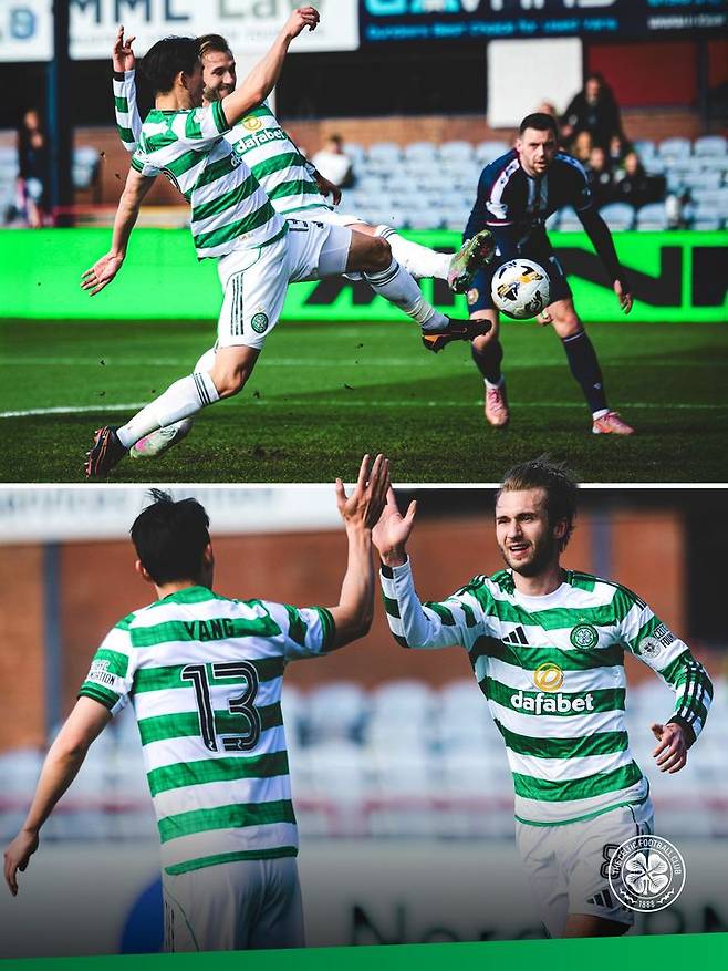 [서울=뉴시스] 스코틀랜드 프로축구 셀틱의 양현준. (사진=셀틱 SNS 캡처) 2026.04.06. photo@newsis.com *재판매 및 DB 금지