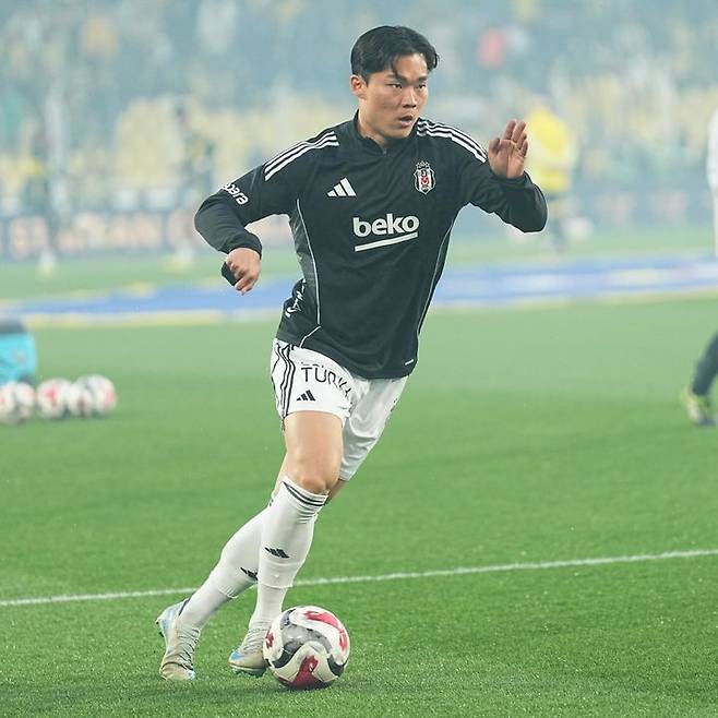 [서울=뉴시스] 튀르키예 프로축구 쉬페르리그 베식타시의 오현규. (사진=베식타시 SNS 캡처) 2026.04.06. photo@newsis.com *재판매 및 DB 금지