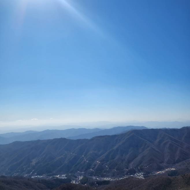 백운산 풍경