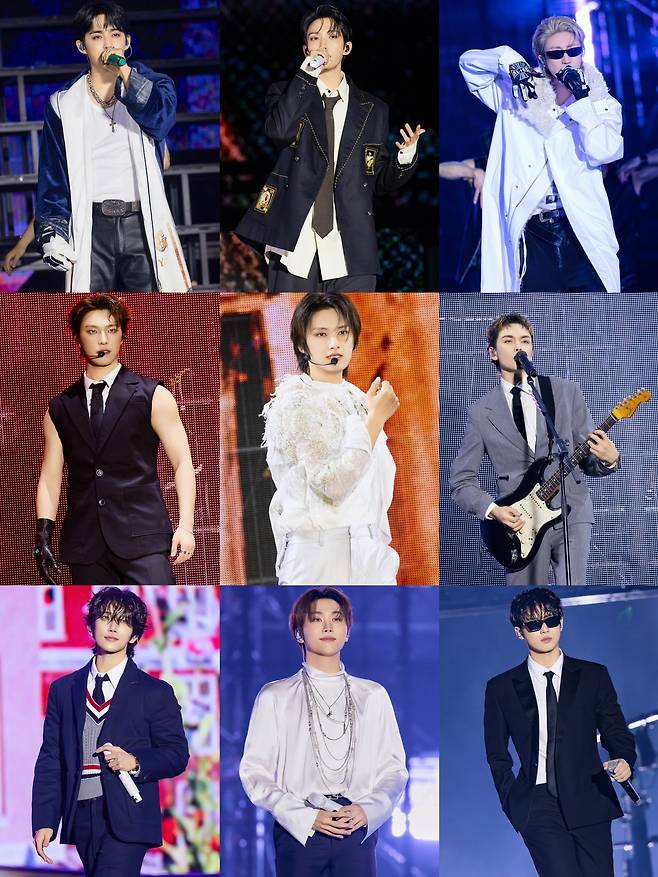 (위에서부터 왼쪽→오른쪽 순서대로) 에스쿱스, 도겸, 디에잇, 디노, 준, 버논, 조슈아, 승관, 민규. 사진제공 | 플레디스 엔터테인먼트