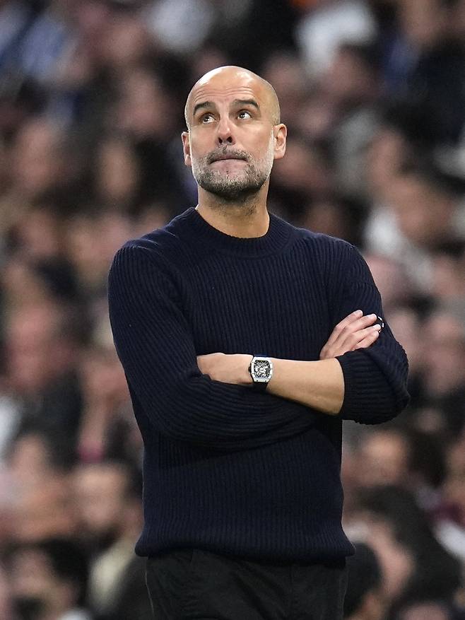 과르디올라 감독과 맨시티의 동행 여부는 이번 시즌 종료 이후에 결정될 것으로 보인다. AP뉴시스