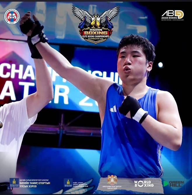 남자 중량급에서 메달을 확보한 김민성 [대한복싱협회 제공. 재판매 및 DB 금지]