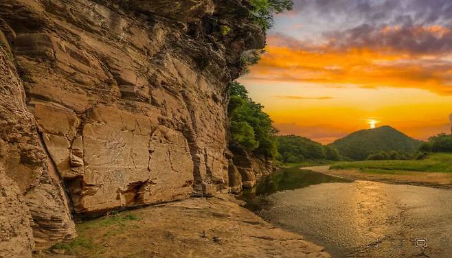 2025년 세계유산으로 등재된 울산 반구천의 암각화