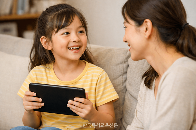 [문해력 처방전 6] 짧은 영상만 보는 아이, 문해력은 어떻게 키울까?. 사진=생성형AI이미지