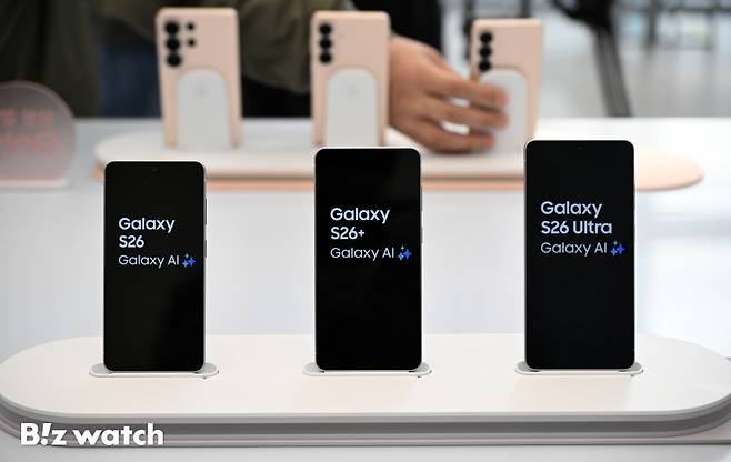 삼성전자의 3세대 AI폰 '갤럭시 S26 시리즈'./사진=이명근 기자 qwe123@