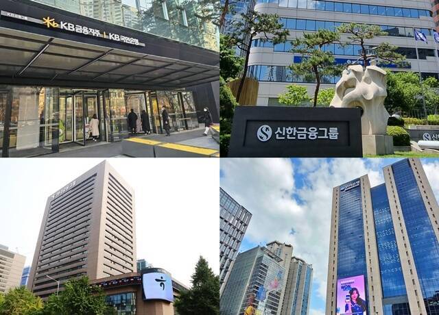 KB금융, 신한금융, 하나금융, 우리금융 등 4대 금융지주의 올해 1분기 역대 최대 실적이 전망되고 있는 가운데, 보통주자본비율(CET1) 방어와 더불어 비은행 계열사들의 실적이 중요하다는 분석이 나온다. /더팩트 DB