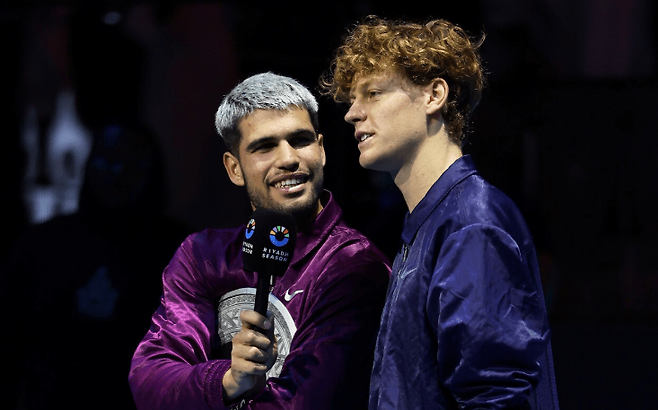 역대급 세계 1위 레이스를 펼치는 알카라스와 시너.