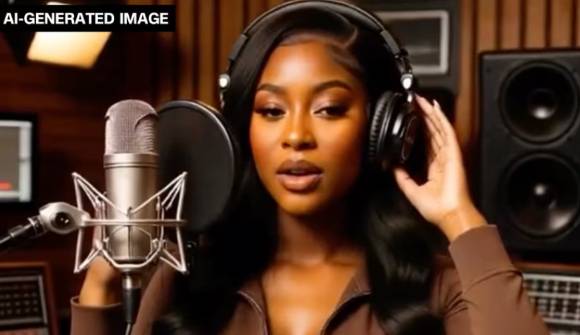 빌보드 라디오 방송 차트에 진입한 최초의 AI 가수로, 어덜트 R&B 에어플레이 차트에서 30위를 차지한 사니아 모넷. [사진=Xania Monet 인스타그램]