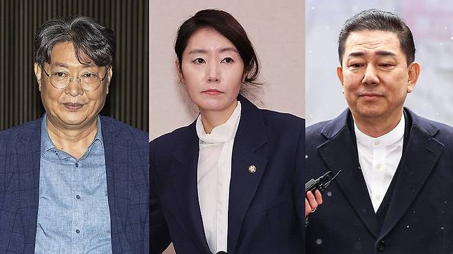 민주당 소속 시절 제기된 각종 의혹으로 수사를 받은 이춘석 강선우 김병기 의원. 경찰이 영향력 있는 여당 정치인들에 대한 수사에 소극적이란 비판을 받아왔다. [연합뉴스 중앙포토]