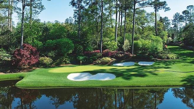오거스타 내셔널 12번 홀. 사진 오거스타 내셔널
