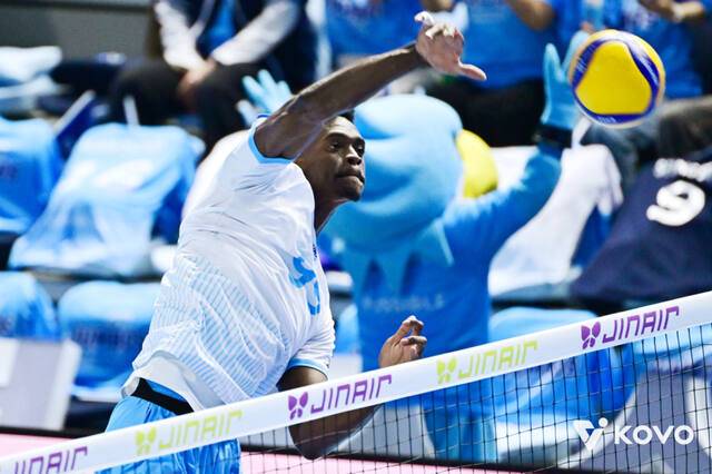 인천 대한항공이 남자 프로배구 V리그 챔피언결정전을 앞두고 새 외국인 선수로 영입한 마쏘. KOVO 제공