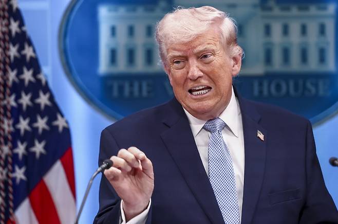 도널드 트럼프 미국 대통령. [EPA 연합]