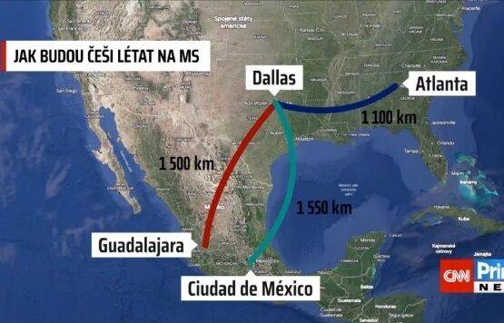 북중미월드컵 체코 대표팀 이동거리/CNN프리마뉴스