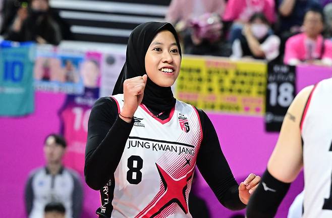 여자 프로배구 정관장의 아시아 쿼터 선수 메가 [한국배구연맹 제공. 재판매 및 DB 금지]