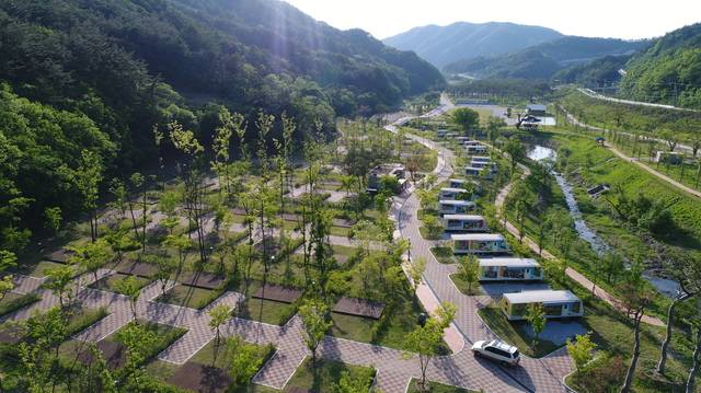 영주호 오토캠핑장 전경.영주시제공