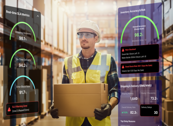 물류 산업에 적용된 딥파인 솔루션 예시. [출처=딥파인]